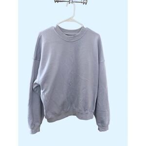Zara Light Blue Crewneck Sweatshirt